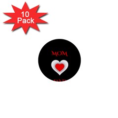 Mom And Dad, Father, Feeling, I Love You, Love 1  Mini Buttons (10 Pack)  by nateshop