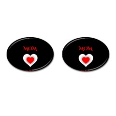 Mom And Dad, Father, Feeling, I Love You, Love Cufflinks (oval) by nateshop