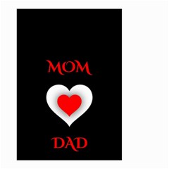 Mom And Dad, Father, Feeling, I Love You, Love Small Garden Flag (two Sides) by nateshop