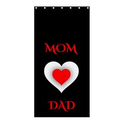 Mom And Dad, Father, Feeling, I Love You, Love Shower Curtain 36  X 72  (stall)  by nateshop