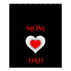 Mom And Dad, Father, Feeling, I Love You, Love Shower Curtain 60  X 72  (medium)  by nateshop