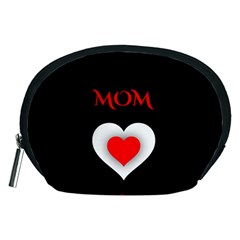 Mom And Dad, Father, Feeling, I Love You, Love Accessory Pouch (medium) by nateshop