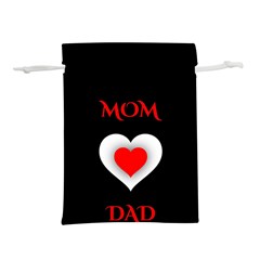 Mom And Dad, Father, Feeling, I Love You, Love Lightweight Drawstring Pouch (m) by nateshop