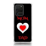 Mom And Dad, Father, Feeling, I Love You, Love Samsung Galaxy S20 Ultra 6.9 Inch TPU UV Case Front