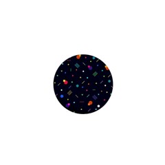 Abstract Minimalism Digital Art, 1  Mini Buttons by nateshop