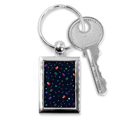 Abstract Minimalism Digital Art, Key Chain (rectangle) by nateshop