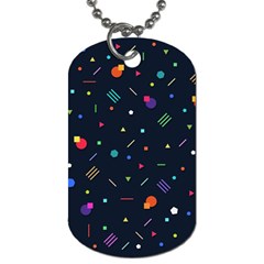 Abstract Minimalism Digital Art, Dog Tag (one Side) by nateshop