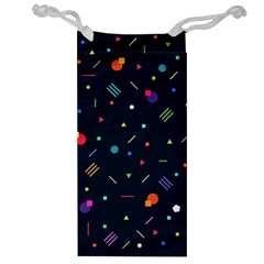 Abstract Minimalism Digital Art, Jewelry Bag by nateshop