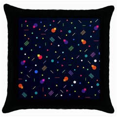 Abstract Minimalism Digital Art, Throw Pillow Case (black)