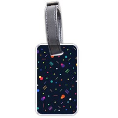 Abstract Minimalism Digital Art, Luggage Tag (one Side) by nateshop