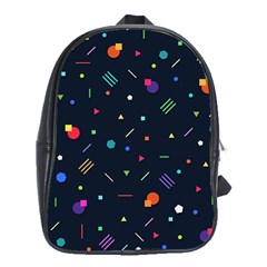 Abstract Minimalism Digital Art, School Bag (xl) by nateshop