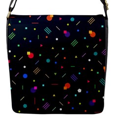 Abstract Minimalism Digital Art, Flap Closure Messenger Bag (s) by nateshop