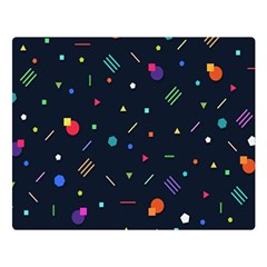 Abstract Minimalism Digital Art, Two Sides Premium Plush Fleece Blanket (large) by nateshop