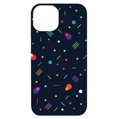 Abstract Minimalism Digital Art, Iphone 14 Black Uv Print Case