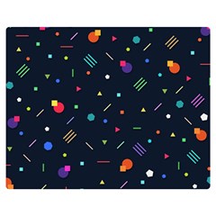 Abstract Minimalism Digital Art, Premium Plush Fleece Blanket (medium) by nateshop