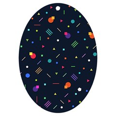 Abstract Minimalism Digital Art, Uv Print Acrylic Ornament Oval by nateshop