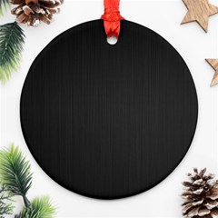 Black, Background, Simple Ornament (round) by nateshop