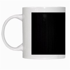 Black, Background, Simple White Mug by nateshop