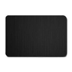 Black, Background, Simple Small Doormat by nateshop