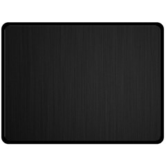 Black, Background, Simple Two Sides Fleece Blanket (large) by nateshop