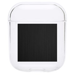 Black, Background, Simple Hard Pc Airpods 1/2 Case by nateshop