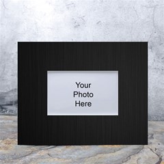 Black, Background, Simple White Tabletop Photo Frame 4 x6  by nateshop