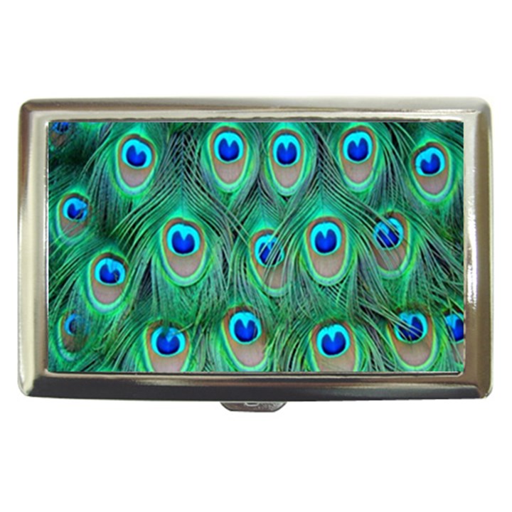 Feather, Bird, Pattern, Peacock, Texture Cigarette Money Case