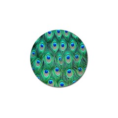 Feather, Bird, Pattern, Peacock, Texture Golf Ball Marker (4 Pack) by nateshop