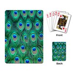 Feather, Bird, Pattern, Peacock, Texture Playing Cards Single Design (Rectangle) Back