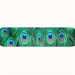 Feather, Bird, Pattern, Peacock, Texture Large Bar Mat 32 x8.5  Bar Mat