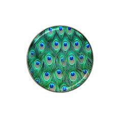 Feather, Bird, Pattern, Peacock, Texture Hat Clip Ball Marker by nateshop