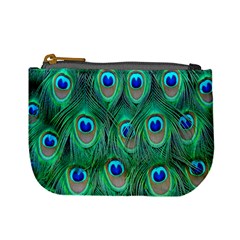 Feather, Bird, Pattern, Peacock, Texture Mini Coin Purse by nateshop