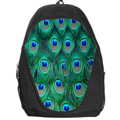 Feather, Bird, Pattern, Peacock, Texture Backpack Bag by nateshop