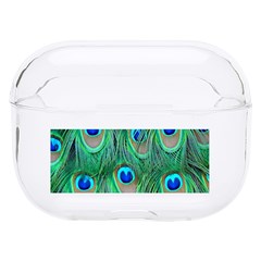 Feather, Bird, Pattern, Peacock, Texture Hard Pc Airpods Pro Case by nateshop