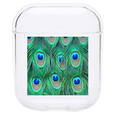 Feather, Bird, Pattern, Peacock, Texture Hard Pc Airpods 1/2 Case by nateshop