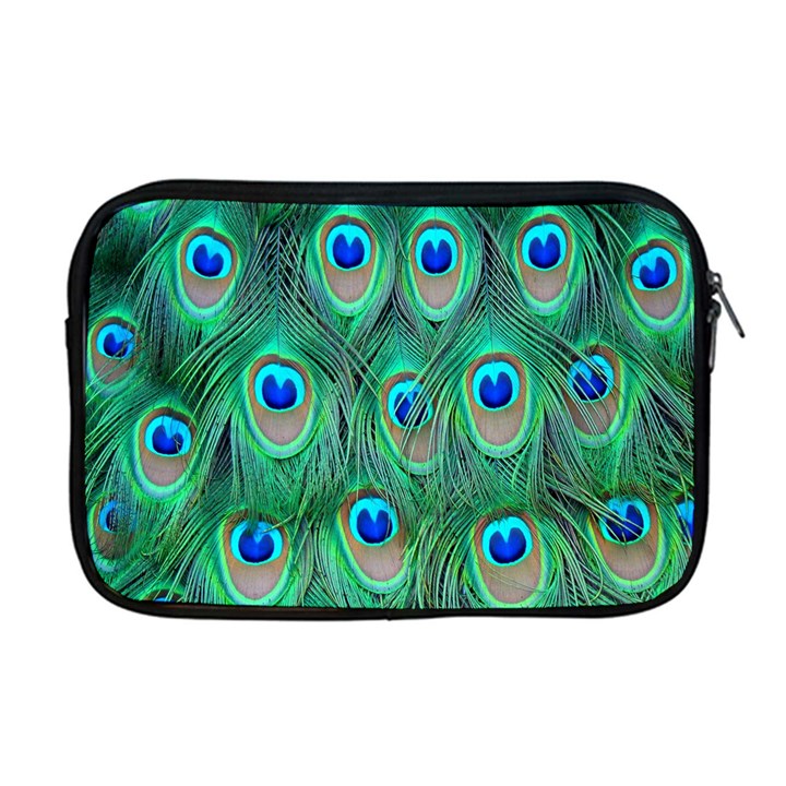 Feather, Bird, Pattern, Peacock, Texture Apple MacBook Pro 17  Zipper Case