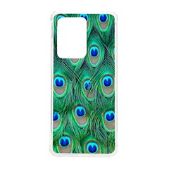 Feather, Bird, Pattern, Peacock, Texture Samsung Galaxy S20 Ultra 6 9 Inch Tpu Uv Case by nateshop