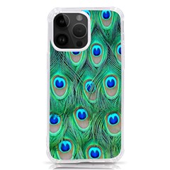 Feather, Bird, Pattern, Peacock, Texture Iphone 14 Pro Max Tpu Uv Print Case by nateshop