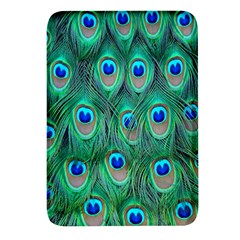 Feather, Bird, Pattern, Peacock, Texture Rectangular Glass Fridge Magnet (4 Pack) by nateshop