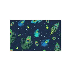 Feather, Bird, Pattern, Sticker (rectangular) by nateshop