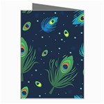 Feather, Bird, Pattern, Greeting Card Right