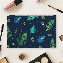 Feather, Bird, Pattern, Cosmetic Bag (large) by nateshop