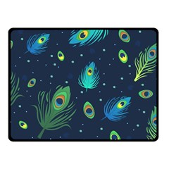 Feather, Bird, Pattern, Fleece Blanket (small) by nateshop