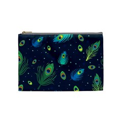 Feather, Bird, Pattern, Cosmetic Bag (medium) by nateshop