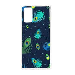 Feather, Bird, Pattern, Samsung Galaxy Note 20 Tpu Uv Case by nateshop