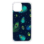 Feather, Bird, Pattern, iPhone 14 TPU UV Print Case Front