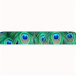 Peacock Feathers, Bonito, Bird, Blue, Colorful, Feathers Small Bar Mat 24 x4  Bar Mat