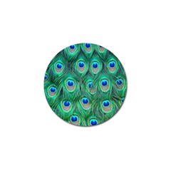 Peacock Feathers, Bonito, Bird, Blue, Colorful, Feathers Golf Ball Marker (4 Pack) by nateshop