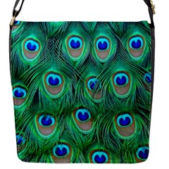 Peacock Feathers, Bonito, Bird, Blue, Colorful, Feathers Flap Closure Messenger Bag (s) by nateshop