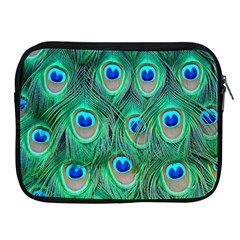 Peacock Feathers, Bonito, Bird, Blue, Colorful, Feathers Apple Ipad 2/3/4 Zipper Cases by nateshop